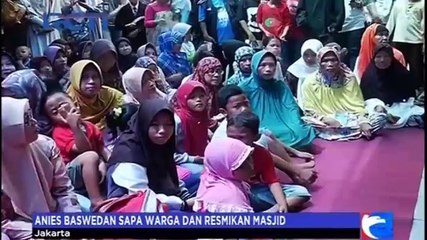 Anies Baswedan Resmikan Masjid Nurul Ibad di Pondok Gede
