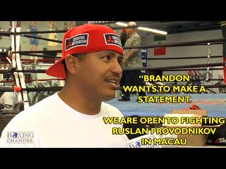 Robert Garcia says Rios back to old school training; Open to Garcia,Bradley,Marquez,Ruslan fights