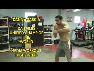 Danny Garcia vs. Rod Salka- Garcia media workout highlights