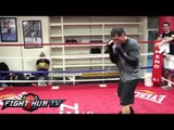Gennady Golovkin vs. Daniel Geale: Geale shadow boxing workout