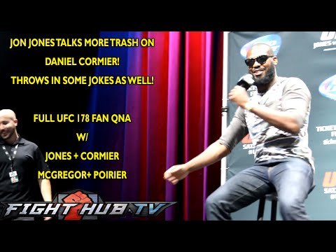 Jon Jones vs. Daniel Cormier - UFC 178 QnA w/ Conor Mcgregor & Dustin Poirier