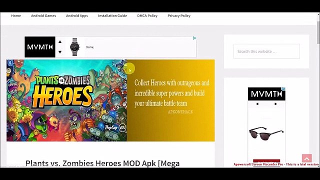 Plants vs. Zombies Heroes MOD Apk [Mega Hack] 1.12.6 Android