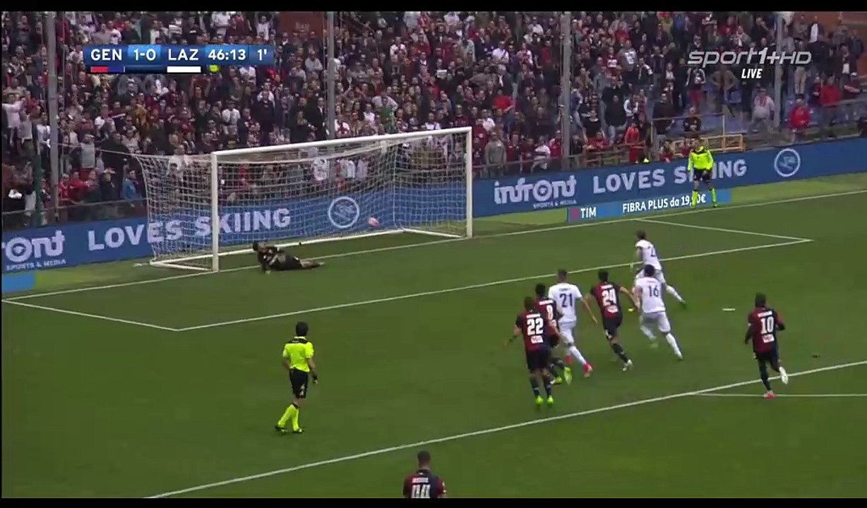 Lucas Biglia Goal HD - Genoa 1-1 Lazio - 15.04.2017