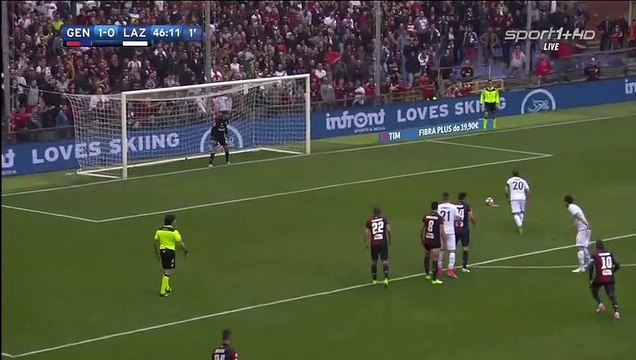 Lucas Biglia Goal HD - Genoa 1-1 Lazio - 15.04.2017