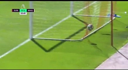 Andre Ayew Goal - Sunderland 0-1 West Ham 15.04.2017