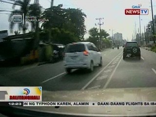 BT: Sasakyang naka-hit-and-run, hinabol ng mga motorista