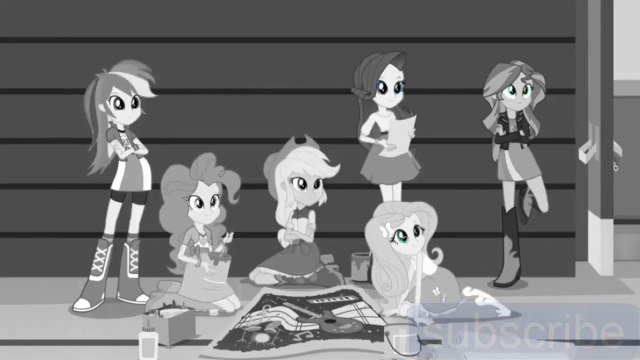 Kids My Little Pony EQUESTRIA GIRLS RAINBCKS Coloring Book Pages Episode 2 mlp games Aw