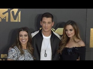 Miles Teller & Keleigh Sperry #MTVMovieAwards Red Carpet