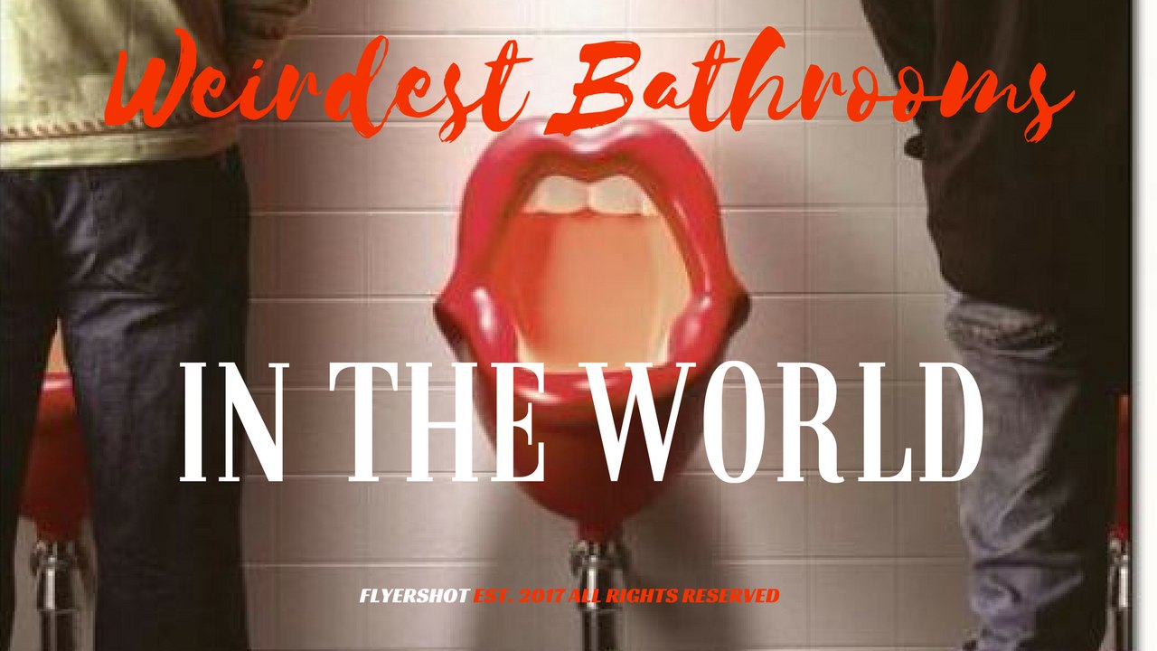 FLYERSHOT -  The most  Bizzare  Bathroom in the world