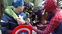 Spiderman Fall Elephant Attacks!!! Superheroes Fun Joker Hulk Venom Children Action Movies