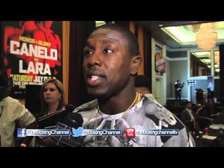 Andre Berto "That last score card was crazy! There should be a rematch!"