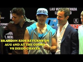 Brandon Rios vs. Diego Chaves - Press conference highlight video