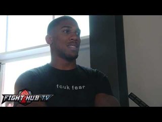 Olympic Gold medalist Anthony Joshua says he is his own biggest test ahead of tomorrow
