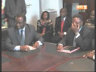 Visite de travail du président de la haute autorité de la communication audiovisuelle à la RTI