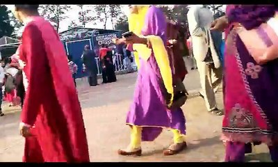 Indian College Girls Fun and Shopping in Mela Festival