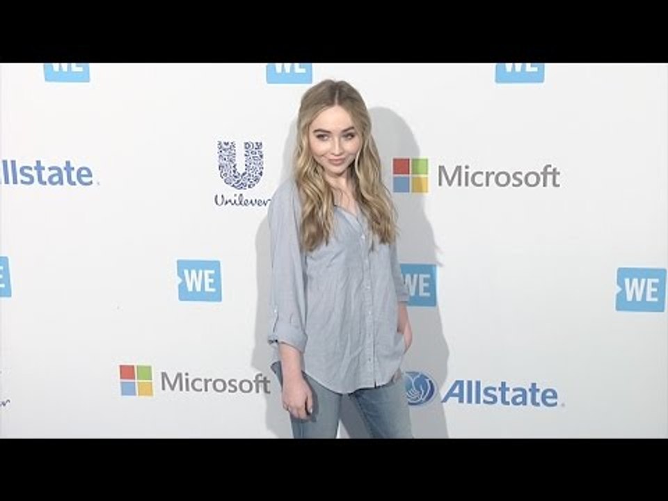 Sabrina Carpenter WE Day California Blue Carpet Arrivals