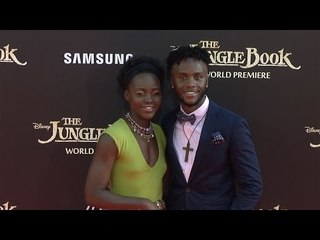 Lupita Nyong'o & Peter Nyong'o "The Jungle Book" World Premiere Red Carpet