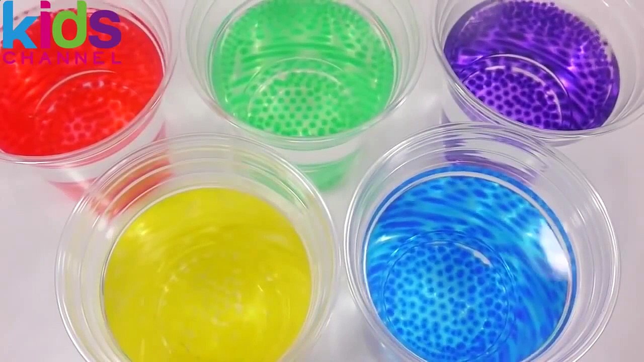 Kidscha How To Make 'Milk Slime Water Balloon' Learn Colors Orbeez Foam
