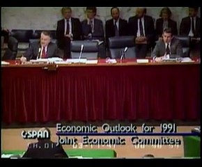 Unemployment, the Economy, Monetary Policy & Inflation: Alan Greenspan - Economic Outlook (1991) part 2/3