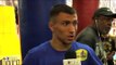 Vasyl Lomachenko on if he's faced better competition than Gary Russell Jr. in just 2 fights