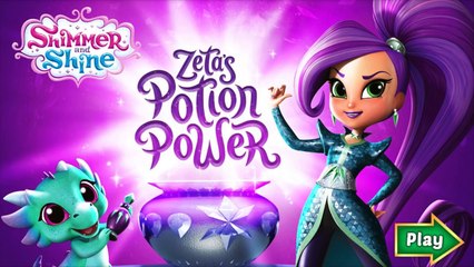 Shimmer and Shine Zeta Potion Power. Game For Kids.