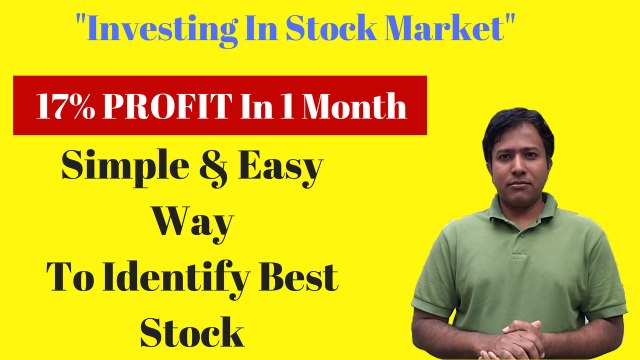 Start Investing In Stock Market - Sharing My Live Trade With Profit of 17 Percent In A Month