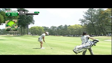 熊本！がんばれ！KKT杯バンテリンレディスオープン2017　2日目9番ホール KTTCUP_vantelin-ladies_OPEN2017_2ndround_no9　LPGA　GOLF tournament JAPAN