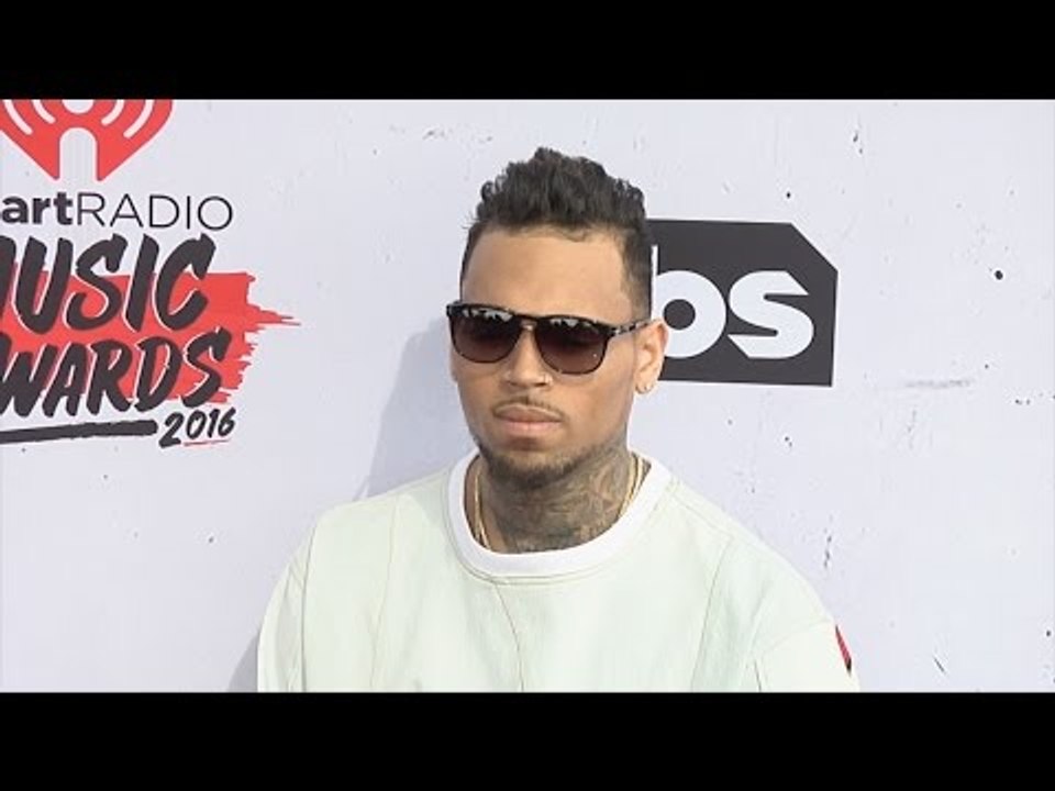 Chris Brown 2016 iHeartRadio Music Awards Red Carpet