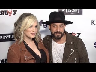 A.J. McLean & Rochelle Karidis SyFy's "Dead 7" Premiere Red Carpet in Los Angeles