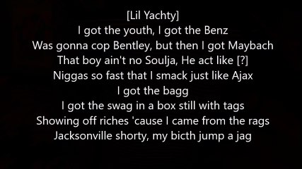 Young Dolph Ft. Lil Yachty - Bagg (Lyrics)