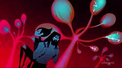 Samurai Jack S5E4 -  Jack and Ashi bond in the Hail of Blades