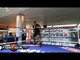 Anthony Joshua vs. Matt Legg: Joshua jump rope & shadow boxing routine