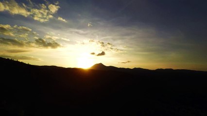 Coucher de soleil sur le Puy de Dôme