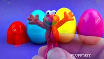 Learn Colors with Slime Surprise Eggs for Children Minnie Mouse Elmo Minions Hello Kitty