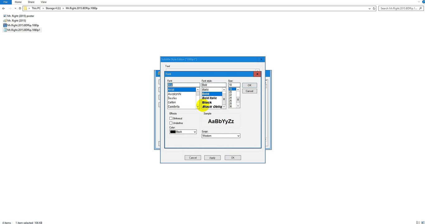Convertire Subtitrare SRT To SSA