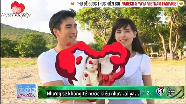 [vietsub] Nadech Yaya muốn chơi té nước cùng ai? | TKBT 14.04,17