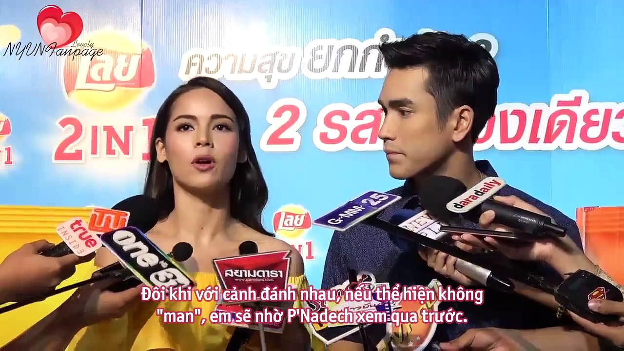 [vietsub] Nadech Yaya phủ nhận ngọt ngào để dập tắt tin đồn xa cách | Interview 07.04.17