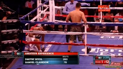 Dmitry Bivol vs Samuel Clarkson Full fight 2017-04-14
