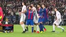 Messi MAD Celebration for Sergi Roberto Goal vs PSG [ Barcelona 6-1 PSG ]  #PASSION