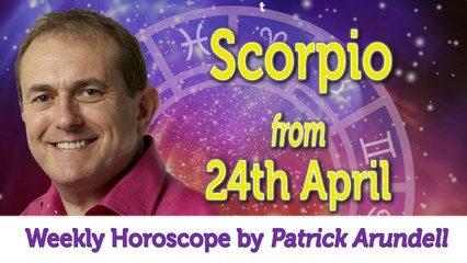 Scorpio Weekly Horoscope from 24th April 2017