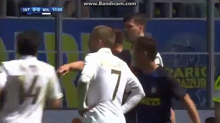 Suso   Super  Free Kick   HD - Inter Milan 0-0 AC Milan 15.04.2017