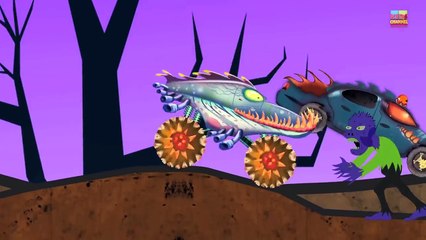 scary street vehicles | kids channel | halloween
