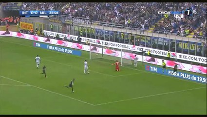 Candreva Goal Inter 1-0 AC Milan - 15.04.2017
