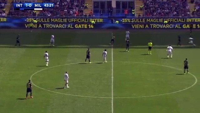 2-0 Mauro Icardi Goal - Inter 2-0 AC Milan 15.04.2017