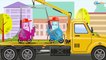 Color Long & Little Cars on Truck in Cartoon for Kids and Superheroes Trucks 2D Learning Video