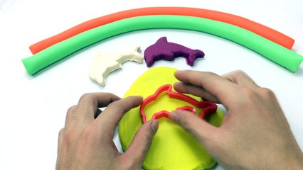 Learn Colors with Play Doh Rainbow for Kids! Learning Video Compilation for Children