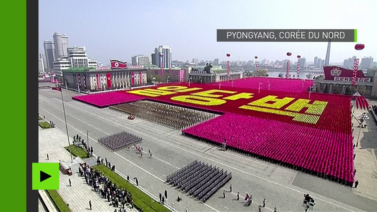 Pyongyang dévoile ses missiles balistiques mer-sol lors d'une parade militaire