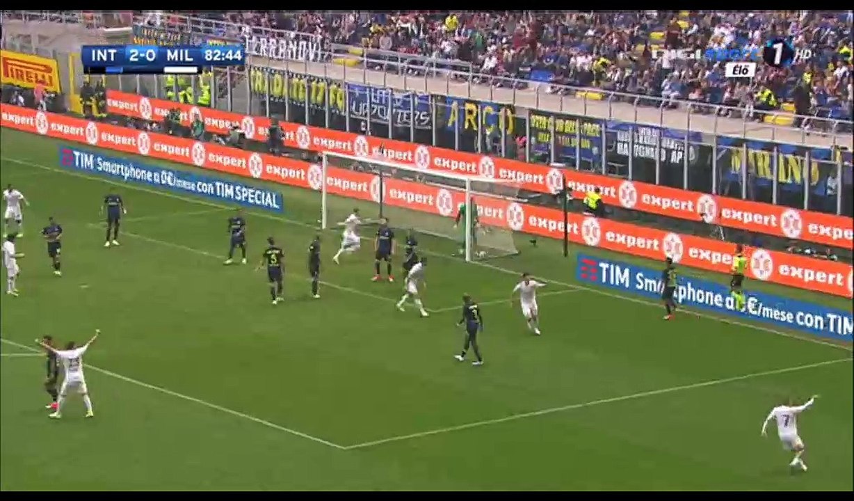 Alessio Romagnoli Goal HD - Inter 2-1 AC Milan - 15.04.2017