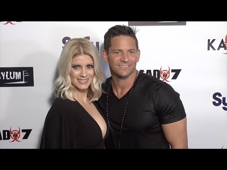 98 Degrees Jeff Timmons & Amanda Timmons SyFy "Dead 7" Movie Premiere