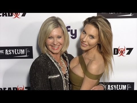Olivia Newton-John & Chloe Lattanzi SyFy's Dead 7 Premiere Red Carpet in Los Angeles